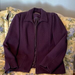Coldwater Creek Purple Jacket